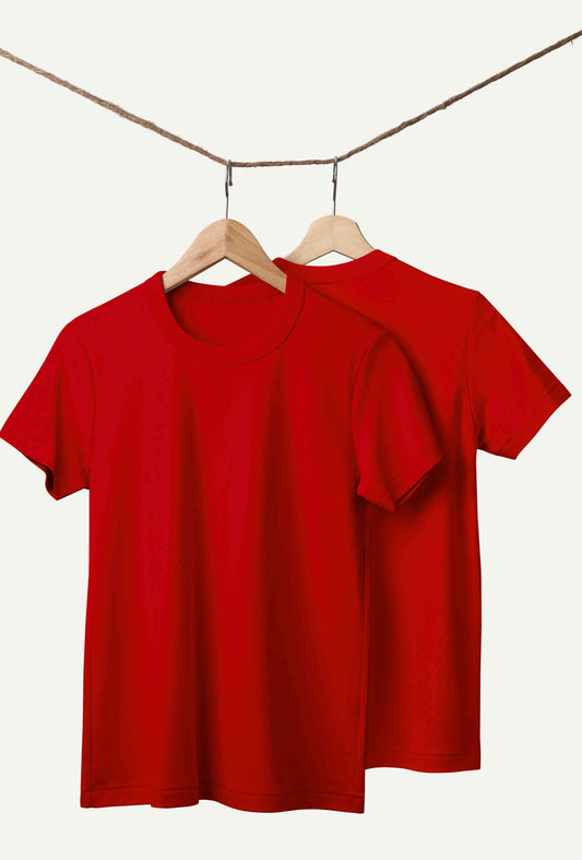 Elegant Marron Regular Fit T-Shirt | Stylish Casual Tee