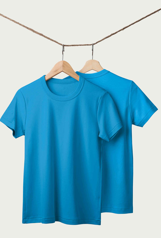 "Classic Blue Regular Fit T-Shirt" | Timeless Casual Tee