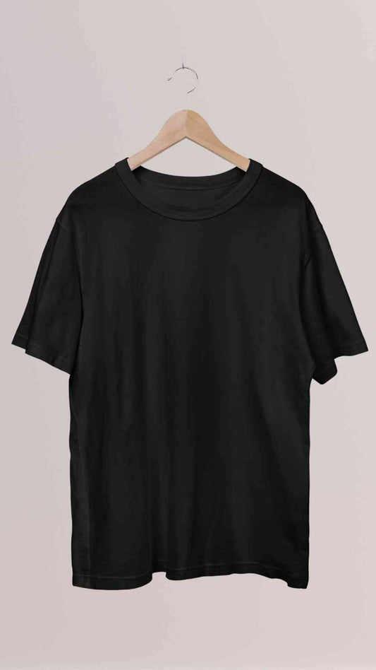 "Classic Black Oversized T-Shirt" | Essential Casual Tee
