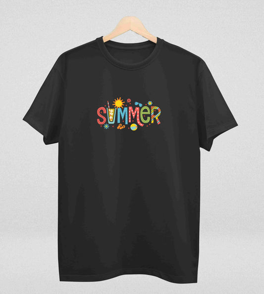 Summer Vibes Regular Fit Tee | Casual Comfort for Warm Days