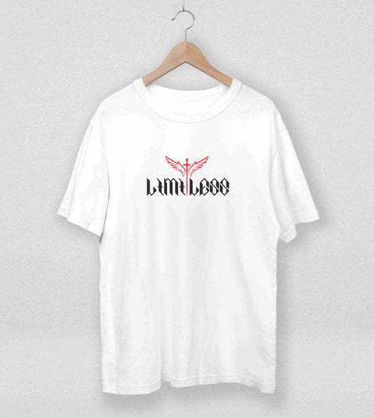 Typography Oversized Tee - Limitless | Bold Casual Wear