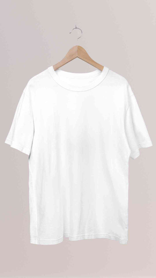 "Timeless White Oversized T-Shirt" | Casual Comfort Tee